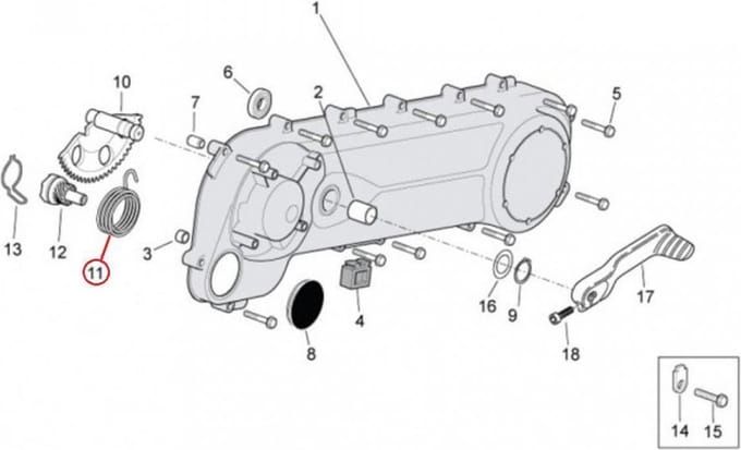 kick rms voor scooter piaggio 50 typhoon 2t euro3 ch 2011 289495 nieuw