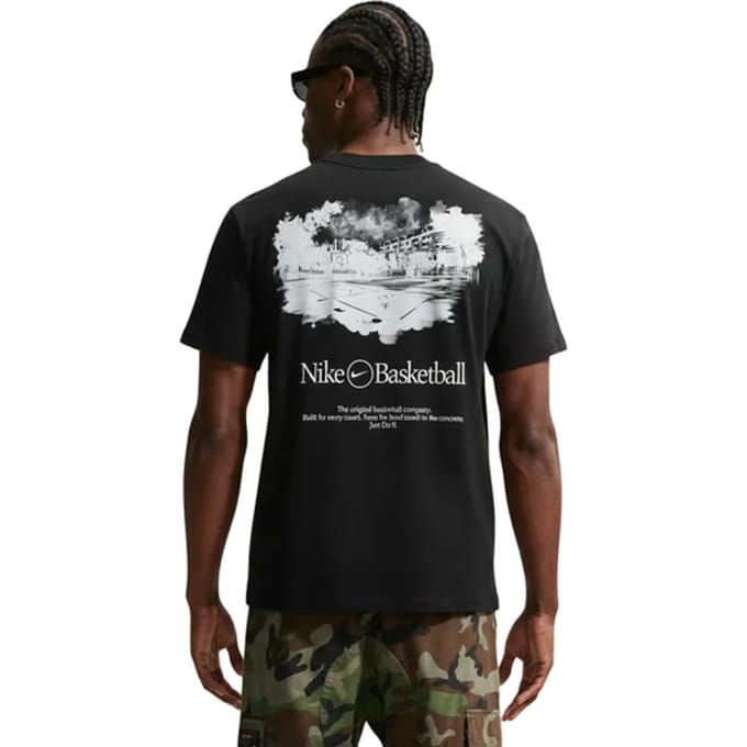 Nike Basketball T-shirt Zwart K010