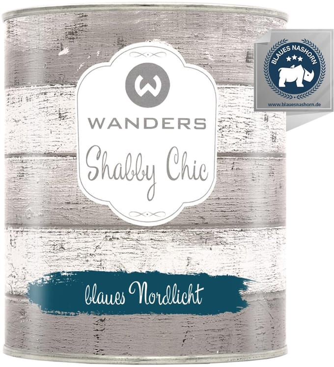 Wanders24 Kreideverf – Meubelverf mat – 750 ml – Blauw Noorderlicht