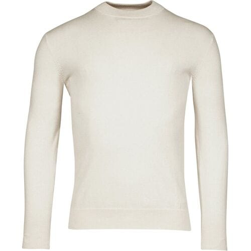 Baileys Trui Pima Cotton Uni Color Turtleneck Single Knit Kitt / male