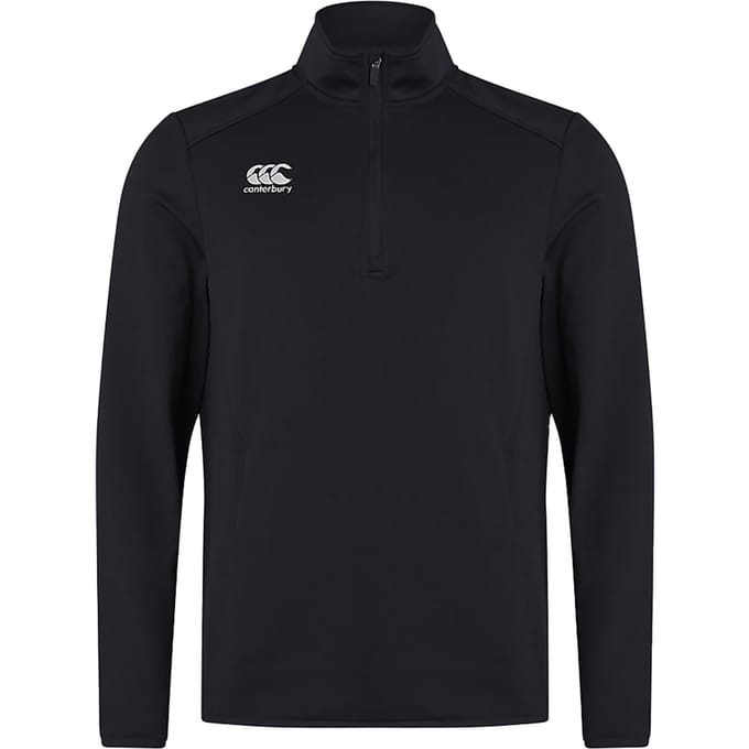 Canterbury Heren Trainings Top met Kwart Ritssluiting (Zwart)