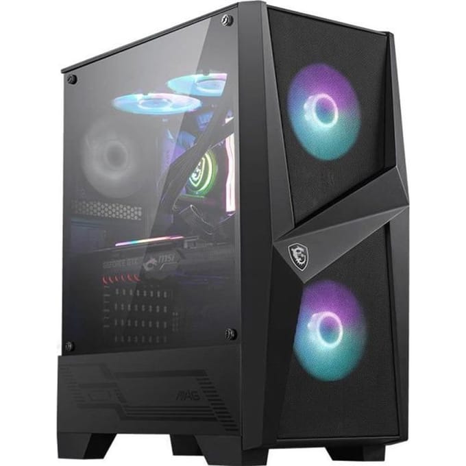 MSI Forge 100R - Gamers Behuizing - Midi Tower - Hartglas - LED Verlichting