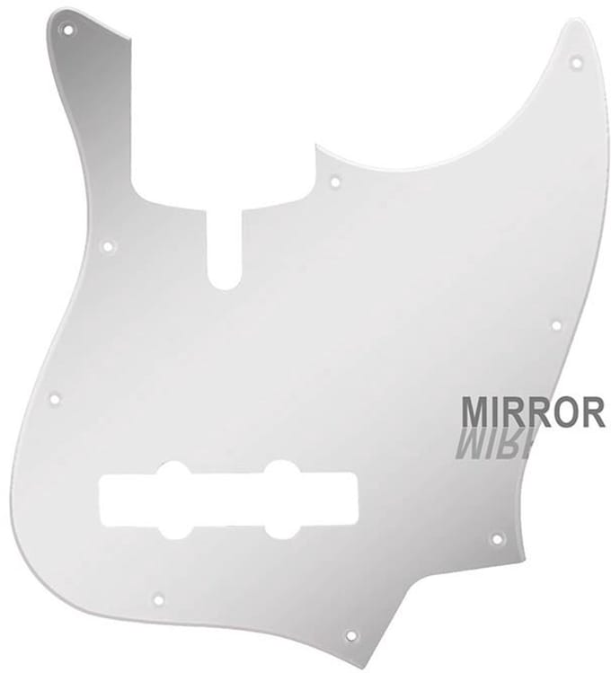 Boston M5V-210-MC pickguard, Sire Marcus Miller V-series 5-string, 2 ply, mirror chrome