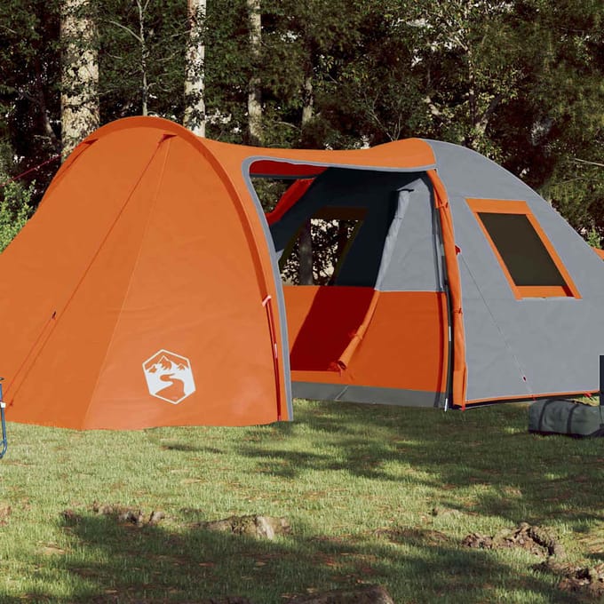vidaXL - Koepeltent - 6-persoons - waterdicht - oranje