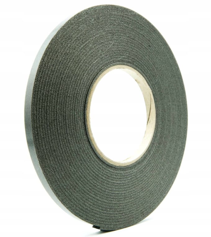 Akoestische Schuimband voor Profielen - 1mm x 9mm x 10m
