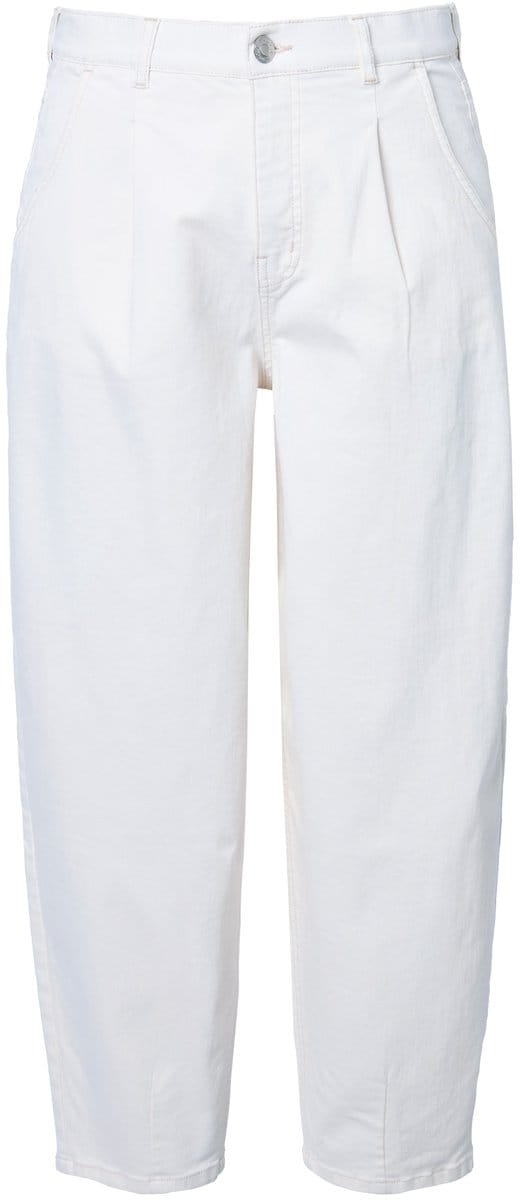 Studio Untold - Dames - Ballonjeans 5-pocket stretchy denim - Roomwit - Maat 42