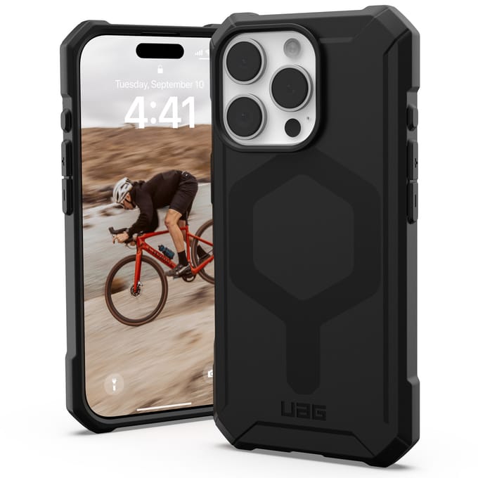 UAG - Essential Armor Mag geschikt voor iPhone 16 Pro Hoesje - zwart | zwart