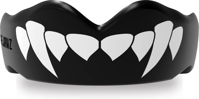Safejawz Gebitsbeschermer Extro-Series Dracula Zwart/Wit Senior