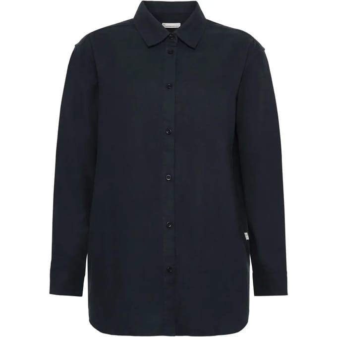 Flanellen blouse met lange mouwen dames KnowledgeCotton Apparel Organic GOTS