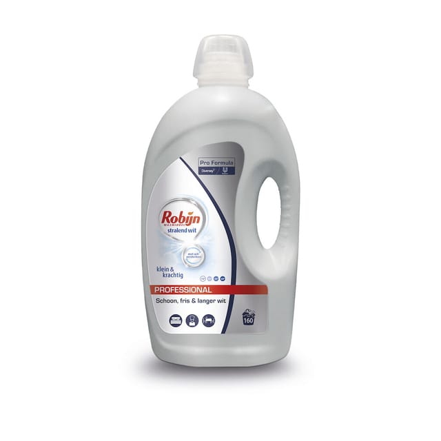 Robijn Professional Klein & Krachtig Wasmiddel Stralend Wit 4,32 liter