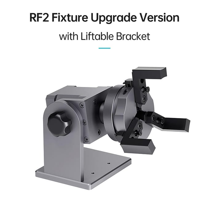 Mr.Carve RF2 Armatuur Upgrade Versie 360 graden Roterend Graveren 3-200mm Diameter Maat van Conisch grijs