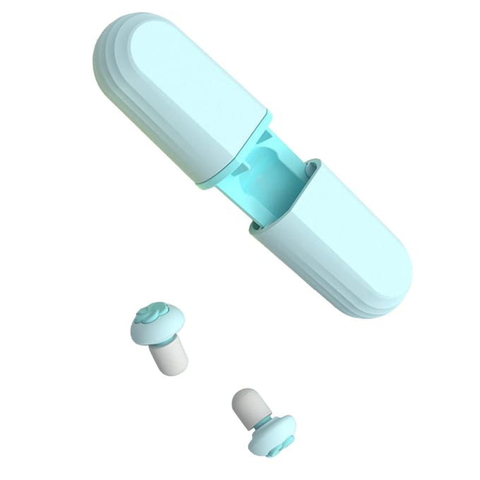 6 Paires Bouchons d'Oreilles Anti-Bruit Réduction du Bruit Silicone Réutilisables Bouchons d'Oreilles pour Dormir Travailler rose