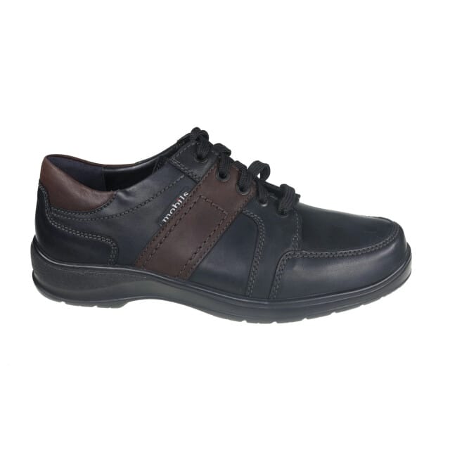 Mephisto Mobils Edward - heren veterschoen - Zwart - maat 40 (EU) 6.5 (UK)