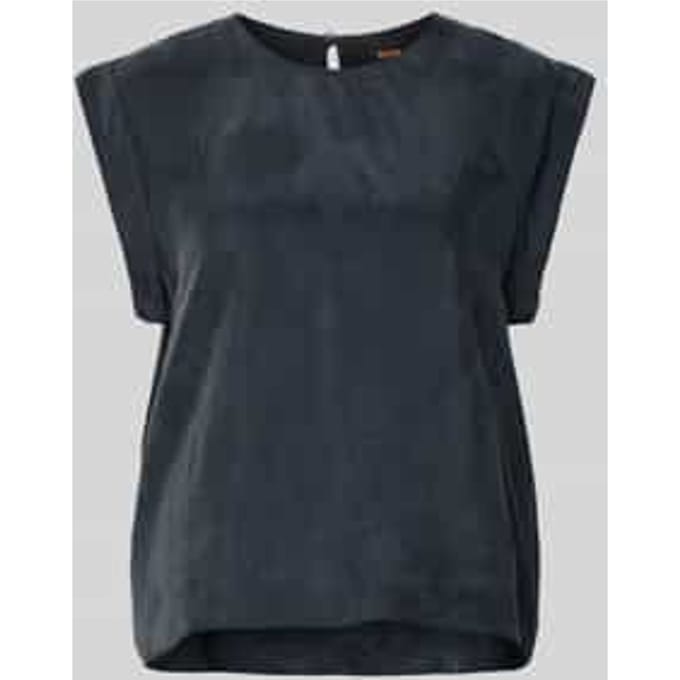 Regular fit blousetop van een mix van cupro en viscose