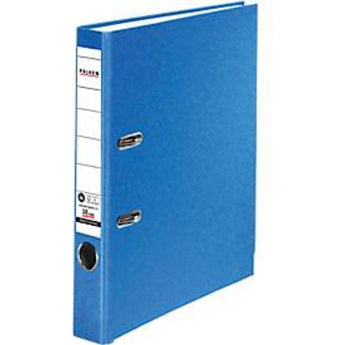 FALKEN Recycolor-dossier, DIN A4, rugdikte 50 mm, blauw