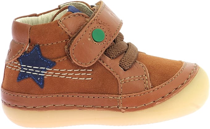 Sokistic hoge leren sneakers voor kinderen
