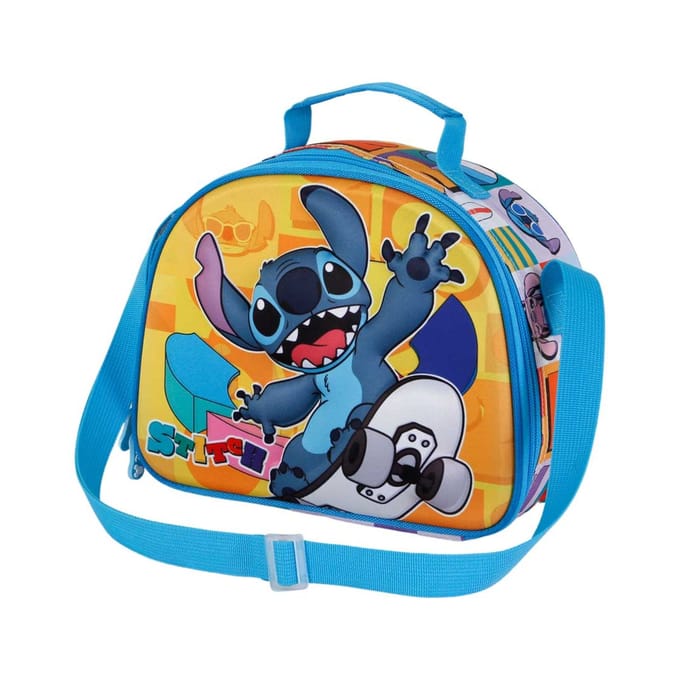 Karactermania - Lilo & Stitch 3D Lunchtas - Stitch de Skater - Geel - Disney