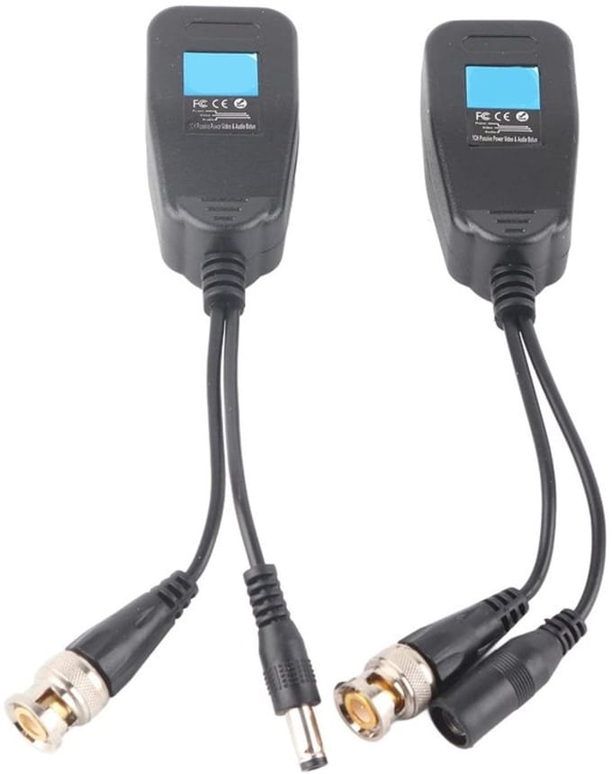 Dailygoody Video Balun - Passieve Ontvanger en Zender - Utp