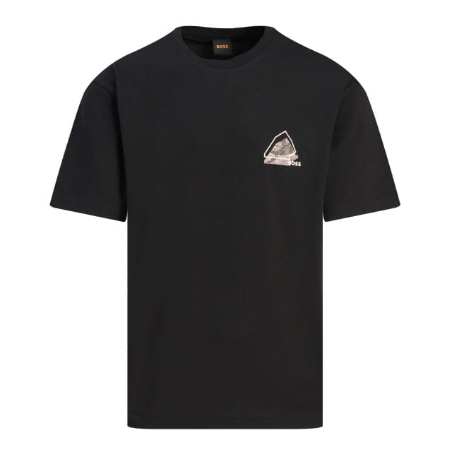BOSS Frame Back Graphic T-Shirt, Zwart