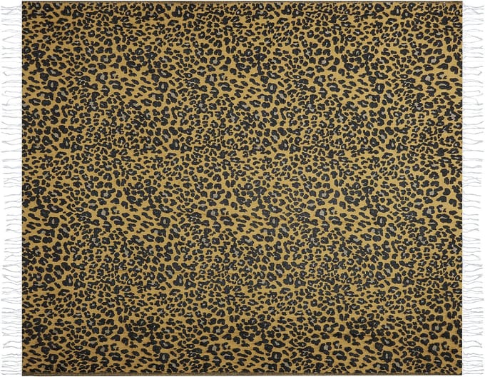 JAMUNE - Plaid - Bruin - 130 x 170 cm - Polyester