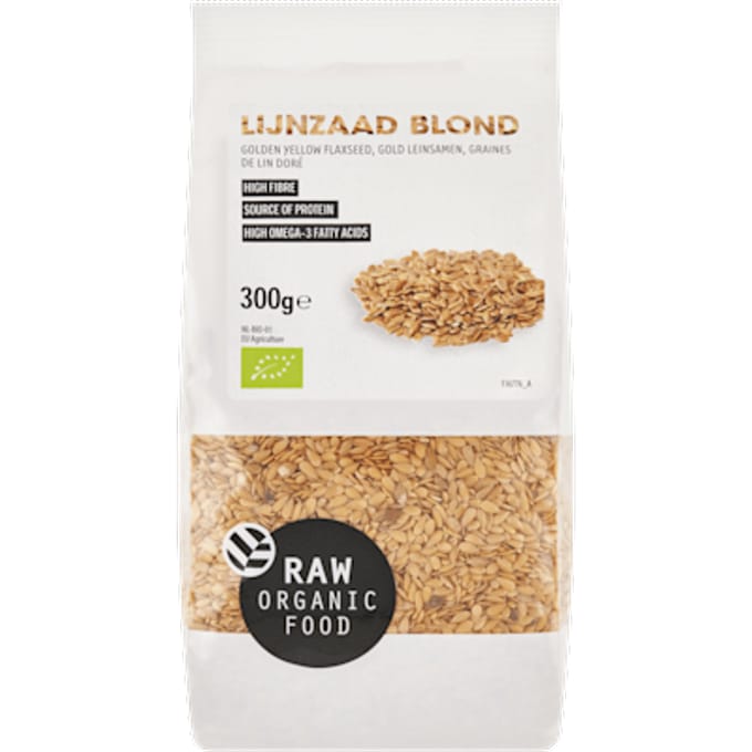 Lijnzaad goud/blond bio