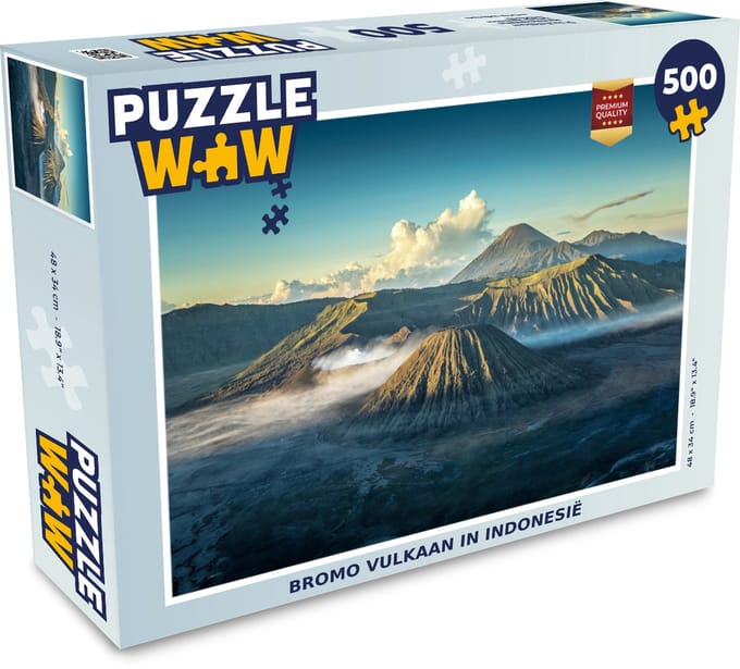 Puzzel Bromo vulkaan in Indonesië - Legpuzzel - Puzzel 500 stukjes