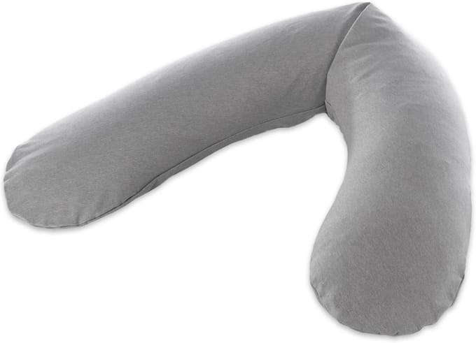 Extra Lang Zwangerschapskussen en Voedingskussen 190 cm met Bamboe Jersey - Wasbaar