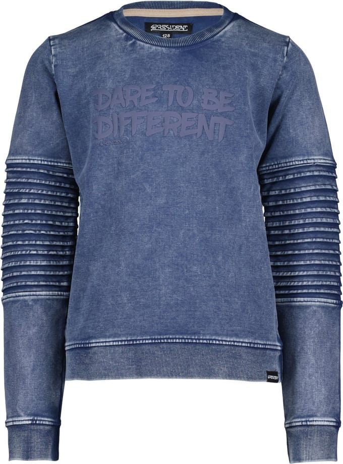 4PRESIDENT Sweater jongens - Navy - Maat 140 - Jongens trui
