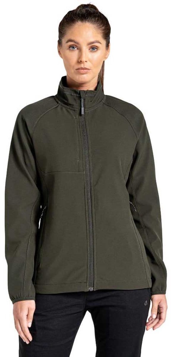 Craghoppers Expert Womens Basecamp Softshell Jacket CEL004 - DARK CEDAR GREEN - 46 (20)