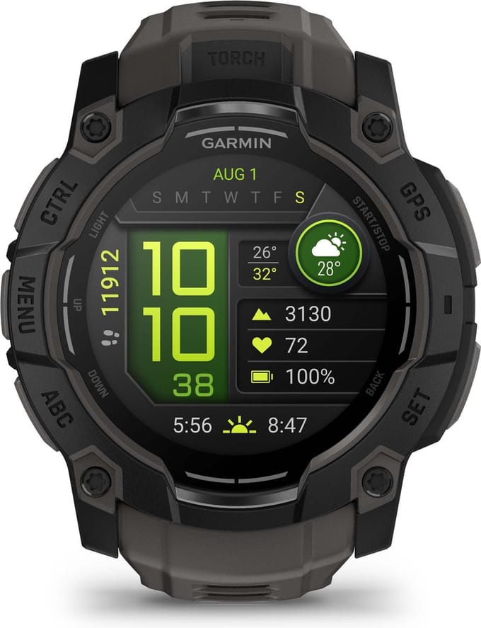 Garmin Instinct® 3 - Smartwatch - 50mm - AMOLED - Zwart met charcoal