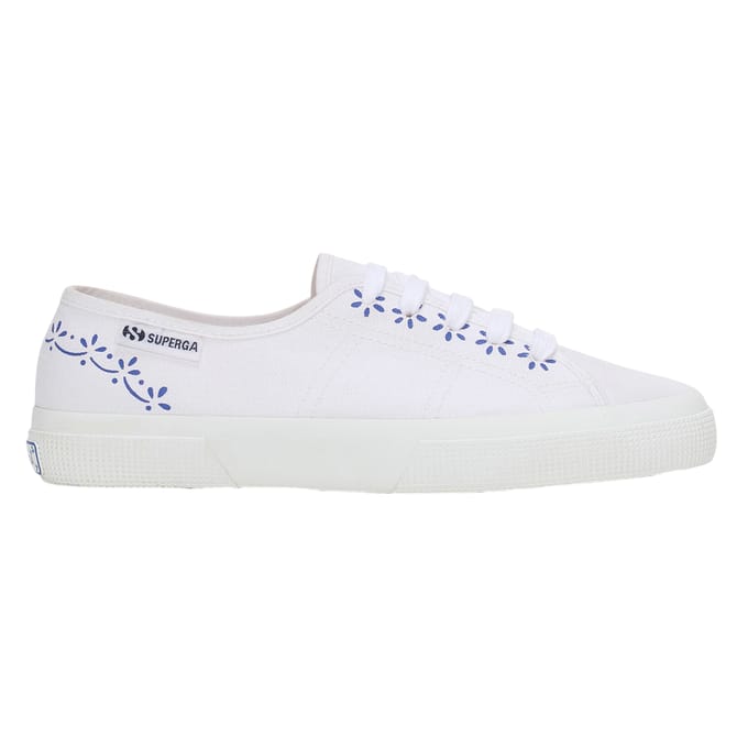 Superga Dames/Dames 3750 Leggera Ceramic Print Trainers (Wit/blauw)