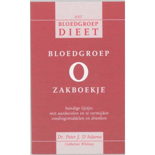 Bloedgroep O Zakboekje - P. D'Adamo
