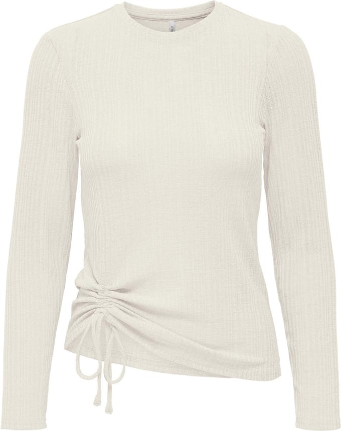 ONLY ONLKISSER L/S RUCHING TOP CC JRS Dames Top - Maat XS