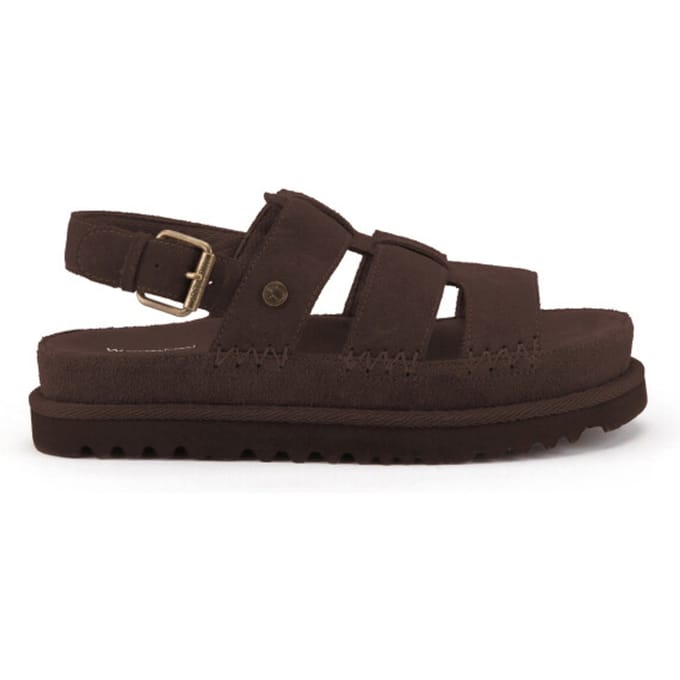 Warmbat Wenlock Sandalen - Dames - Bruin - Maat:38