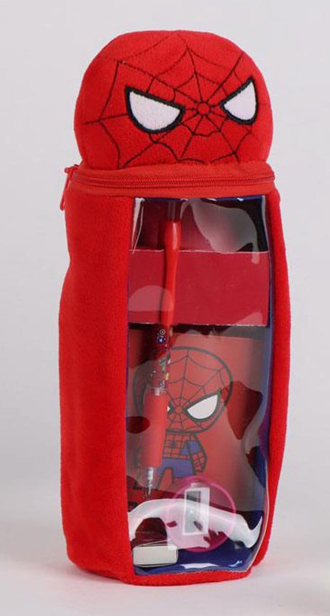 Spiderman Red pluchen etui met inhoud