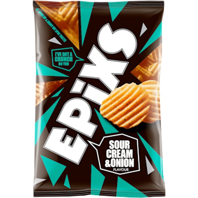 Ribbelchips sour cream & onion