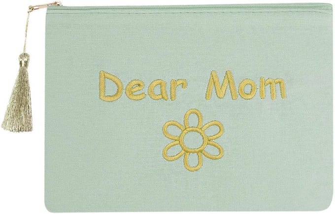 Yehwang - Make-up tasje - Dear Mom - Mintgroen