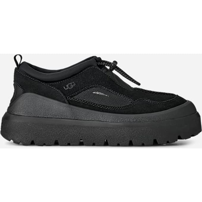 UGG® Heritage Utility Axoid Trainer in Black, Suede/Polyester