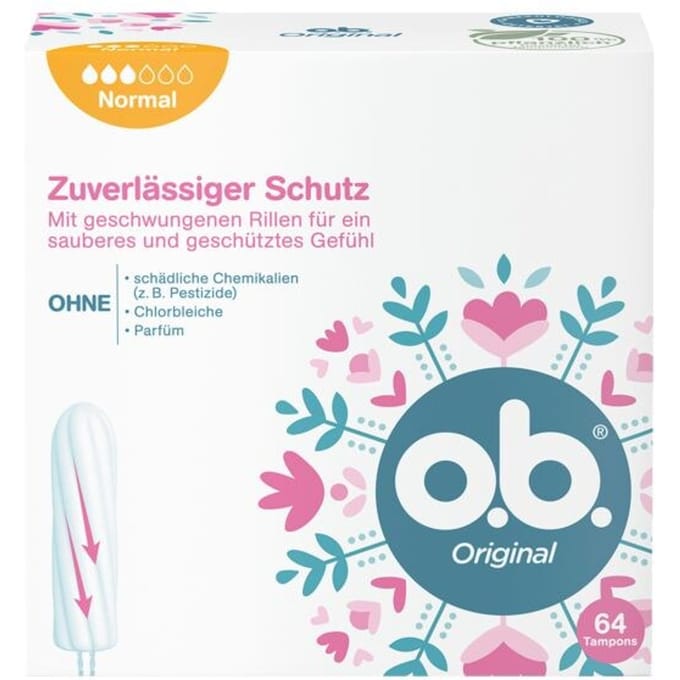 O.B. Originele normale tampons - 64 stuks