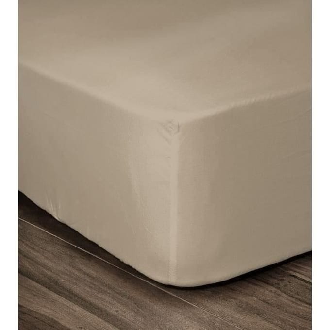 Verstelbaar onderlaken Lovely Home Beige 180 x 200