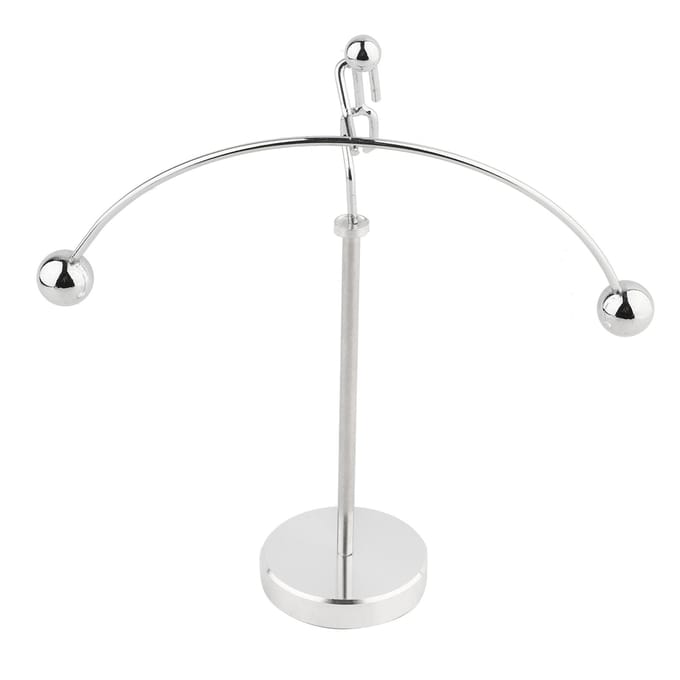 Pendule d'équilibre en métal et fer, instrument d'haltérophilie dynamique, décoration d'intérieur white