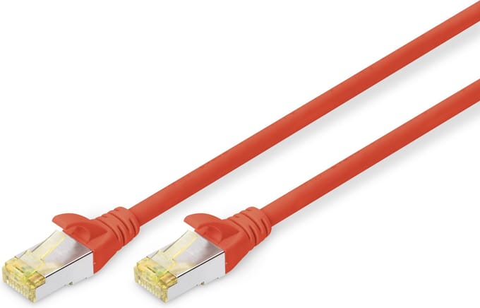 DIGITUS patch cable - 3 m - red - Rood - 3m