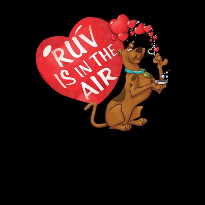 Scooby Doo Ruv Is In The Air Men's T-Shirt - Black - M