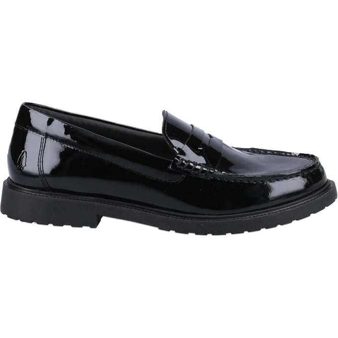 Hush Puppies Dames/Dames Verity Leren Loafers (Zwart octrooi)