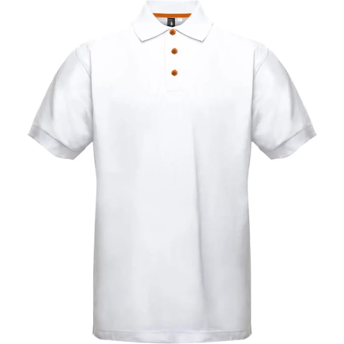 Polo met contrasterende knopen Pen Duick