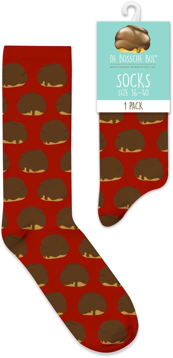 Bossche Bol Sokken - Rood - Maat 36-40