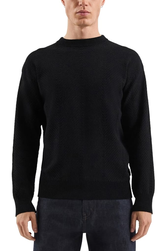 Q/S designed by - Heren pull - Maat M - Mannen - 9999 GREY/BLACK - polyester