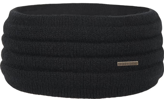 Hatland - Beanie voor heren - Vira No Wind - Zwart - maat Onesize