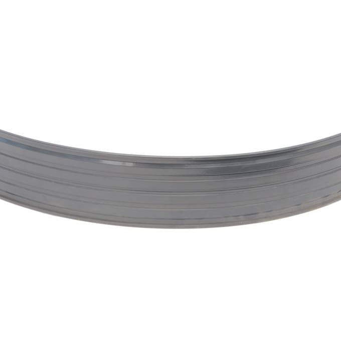 Aluminium boomring hoogte 100 mm diameter 0,8 m ronde rand voor tuin bloembed gazon grijs
