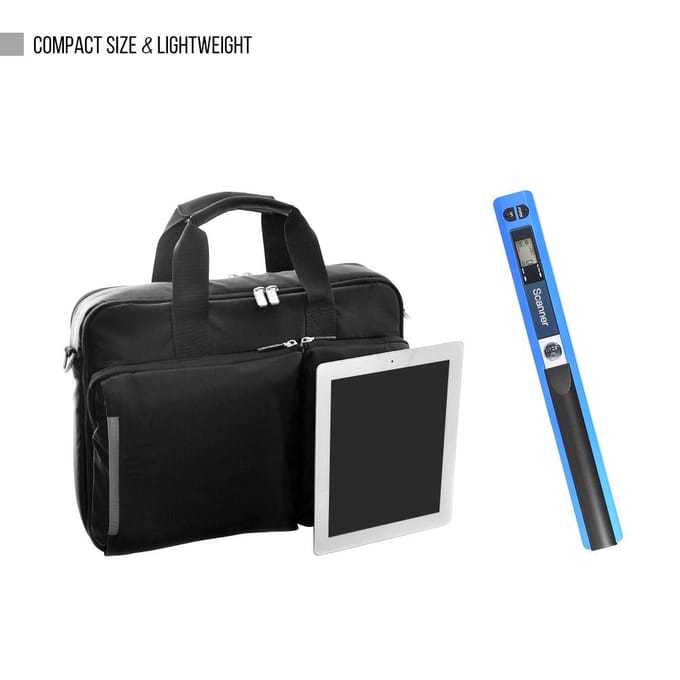 Draagbare handheld draadloze scanner A4-formaat 900DPI JPG/PDF-formaat LCD-scherm met bescherming rood